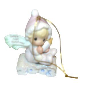 Precious Moments Baby's First Christmas Angel Ornament 2003 Vintage